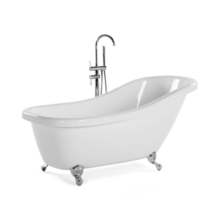 Belfry Bathroom 1700 mm x 800 mm Freestanding Slipper Bathtub Wayfair